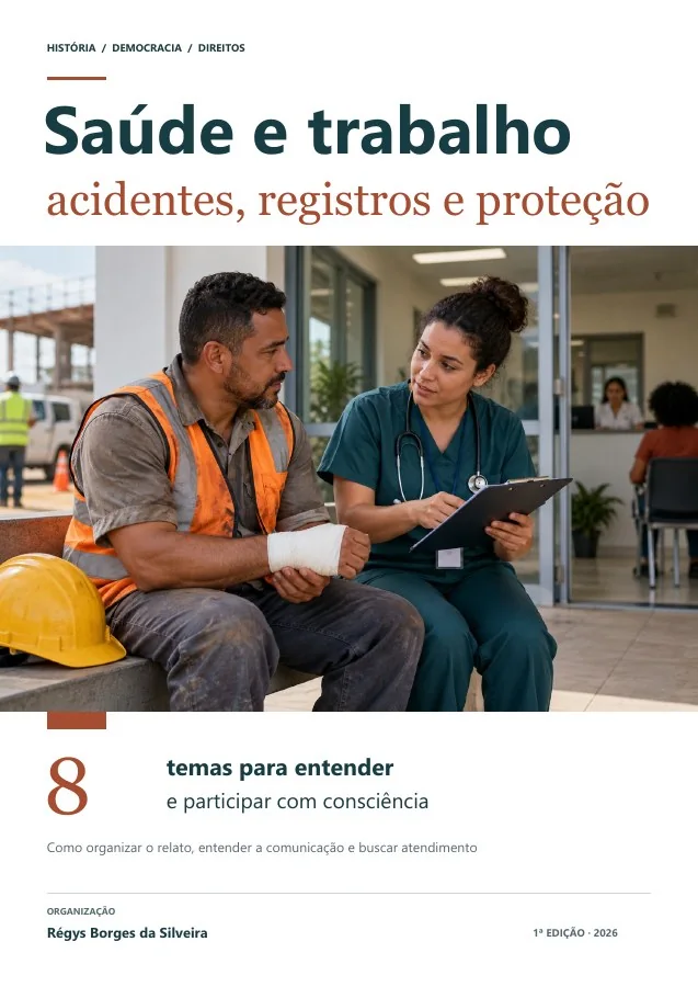 Capa de Acidente de trabalho e doença ocupacional: cuidado, registro e proteção