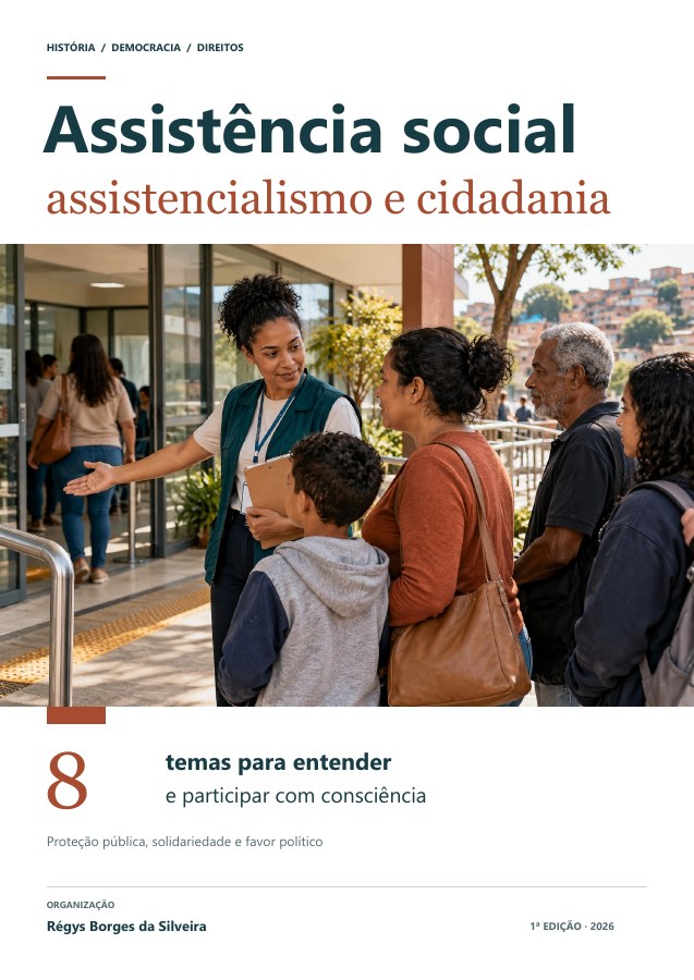 Capa da cartilha Assistência social, assistencialismo e cidadania