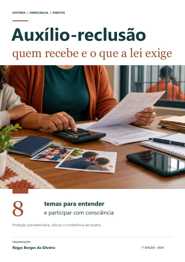 Capa de Auxílio-reclusão: dependentes, requisitos e base legal