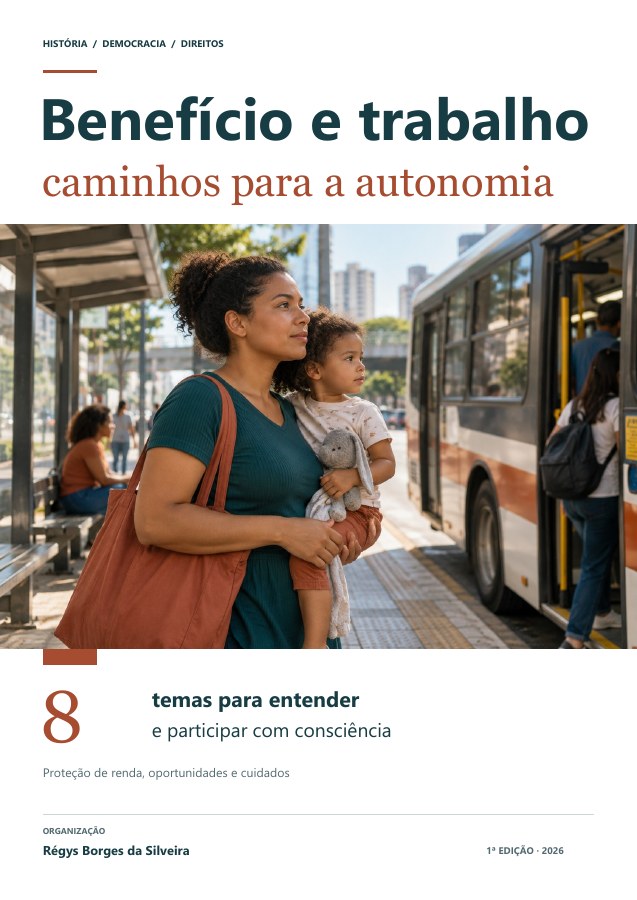 Capa da cartilha Benefício e trabalho: como construir autonomia?