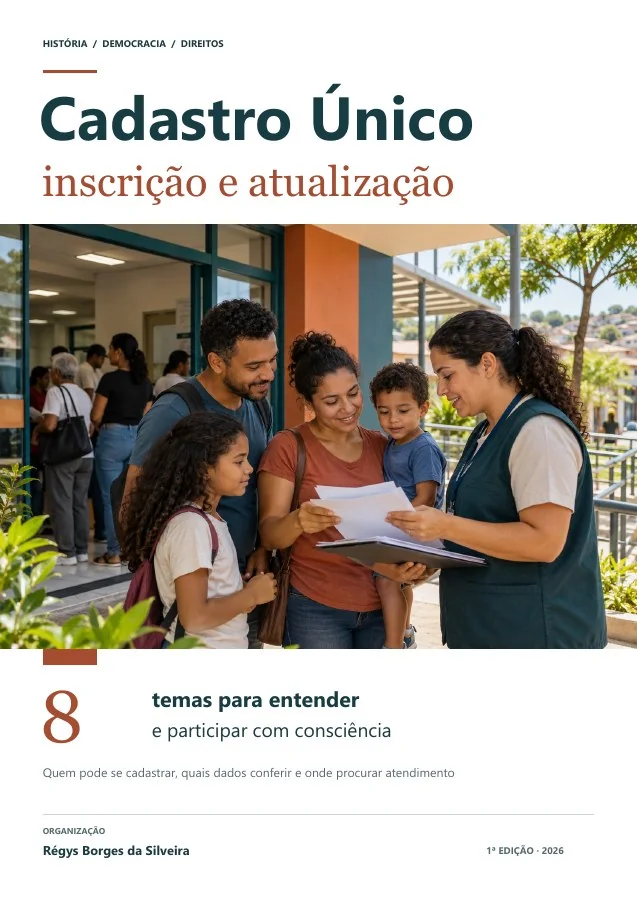 Capa de Cadastro Único: inscrição, atualização e acesso à assistência