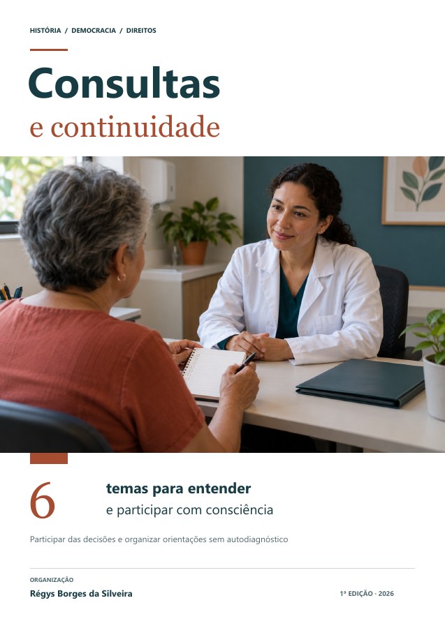 Capa da cartilha Consultas e cuidado continuado: preparar, perguntar e acompanhar