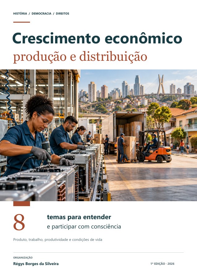 Capa da cartilha Por que uma economia cresce e quem se beneficia?