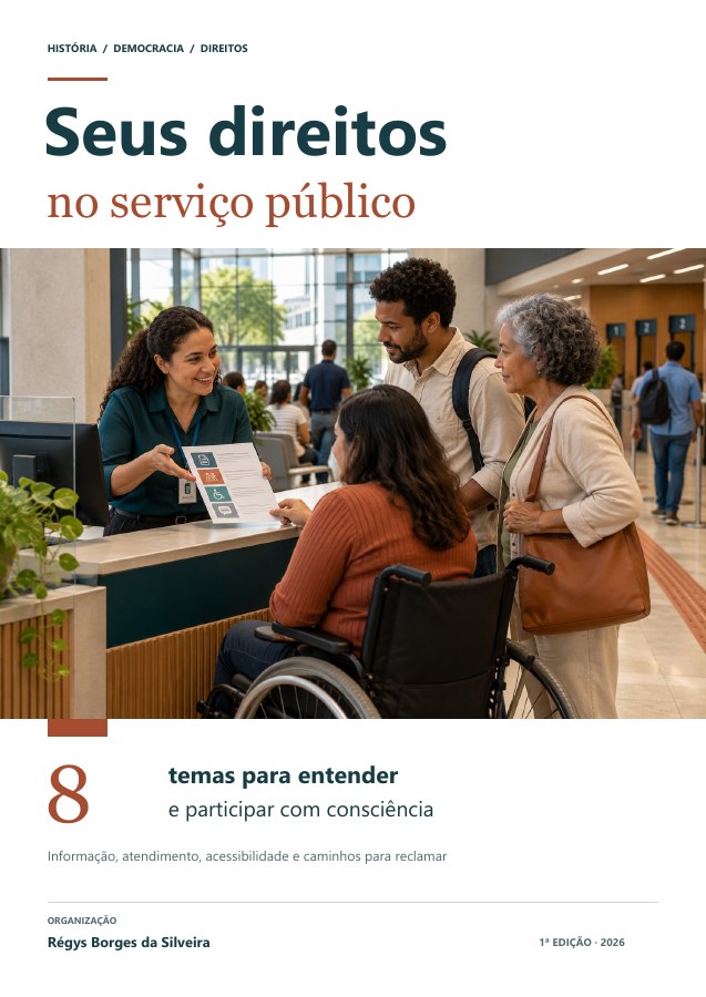 Capa da cartilha Seus direitos no serviço público