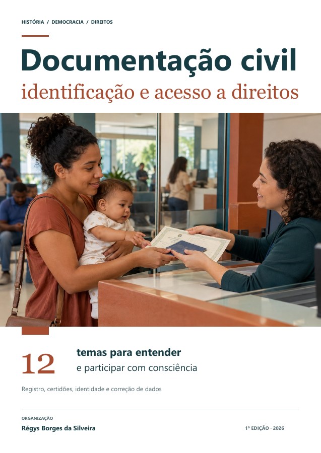 Capa da cartilha Documentação civil e acesso a direitos