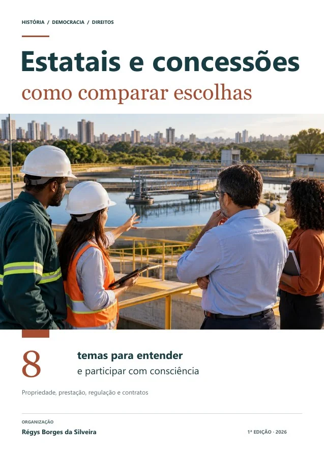 Capa de Empresas estatais, privatizações e concessões