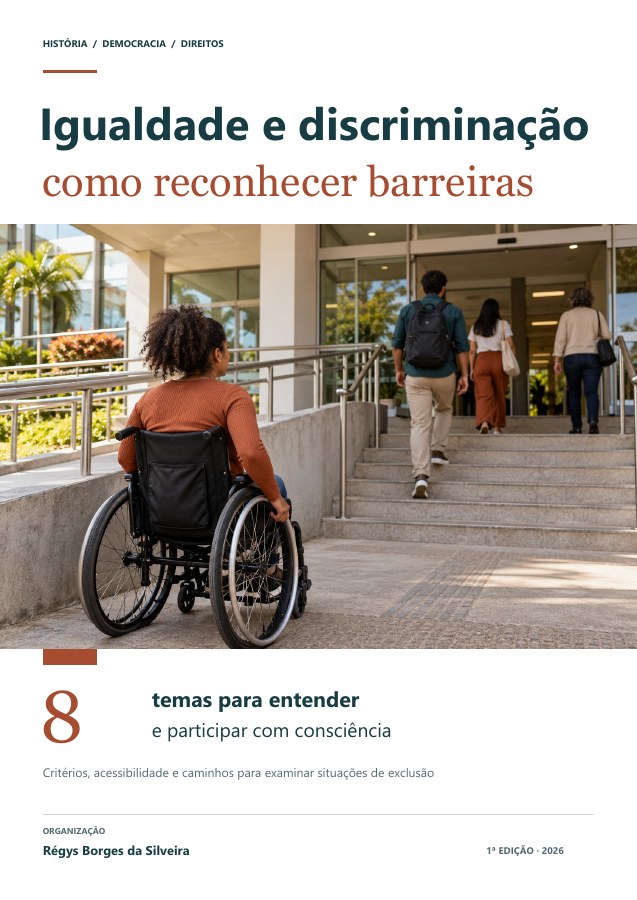 Capa da cartilha Igualdade e discriminação: como reconhecer barreiras