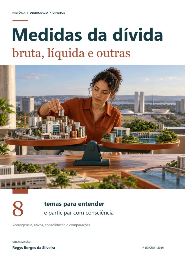 Capa da cartilha Dívida bruta, dívida líquida e outras medidas