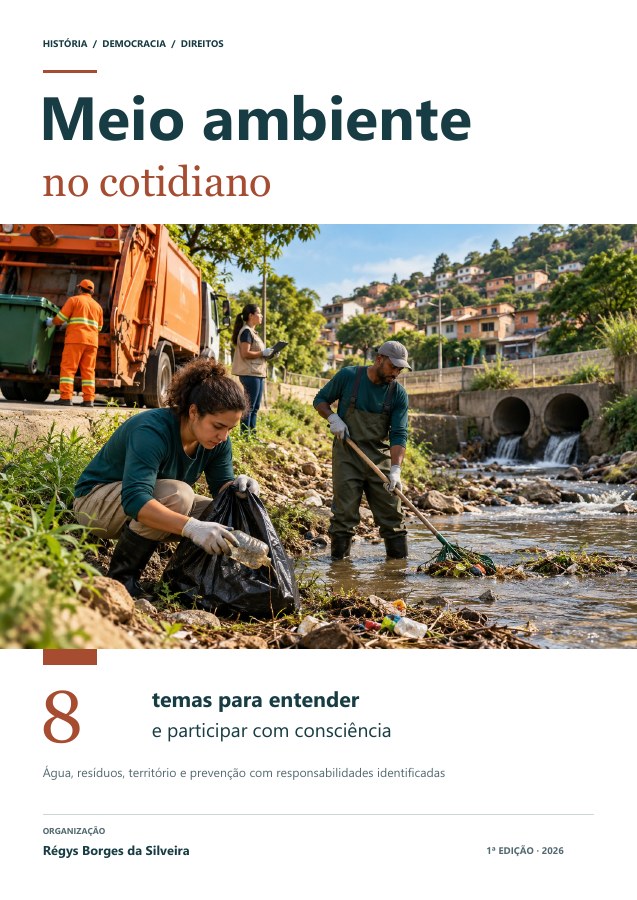 Capa da cartilha Meio ambiente no cotidiano