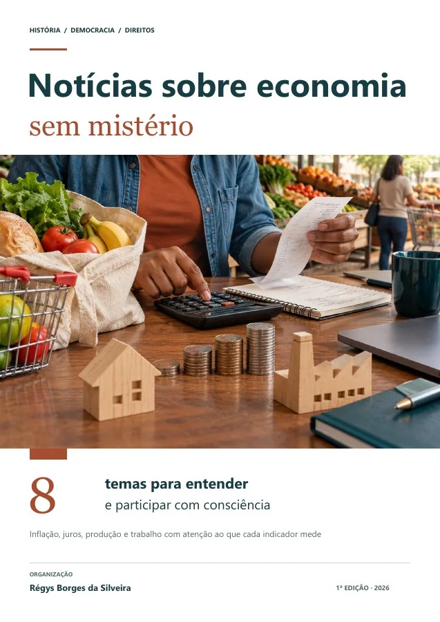 Capa de Notícias sobre economia sem mistério