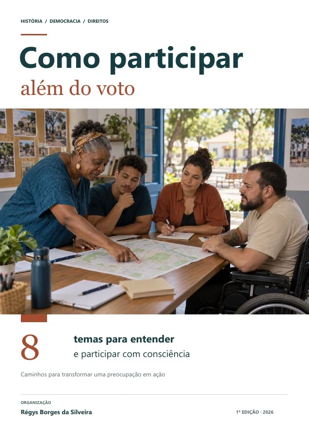 Capa de Como participar além do voto