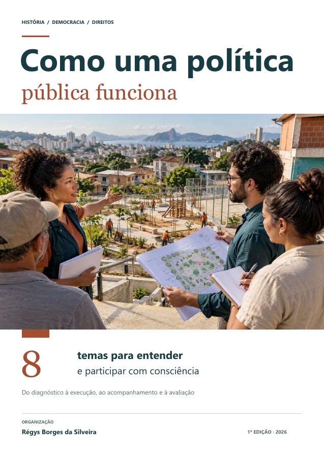 Capa da cartilha Como uma política pública funciona
